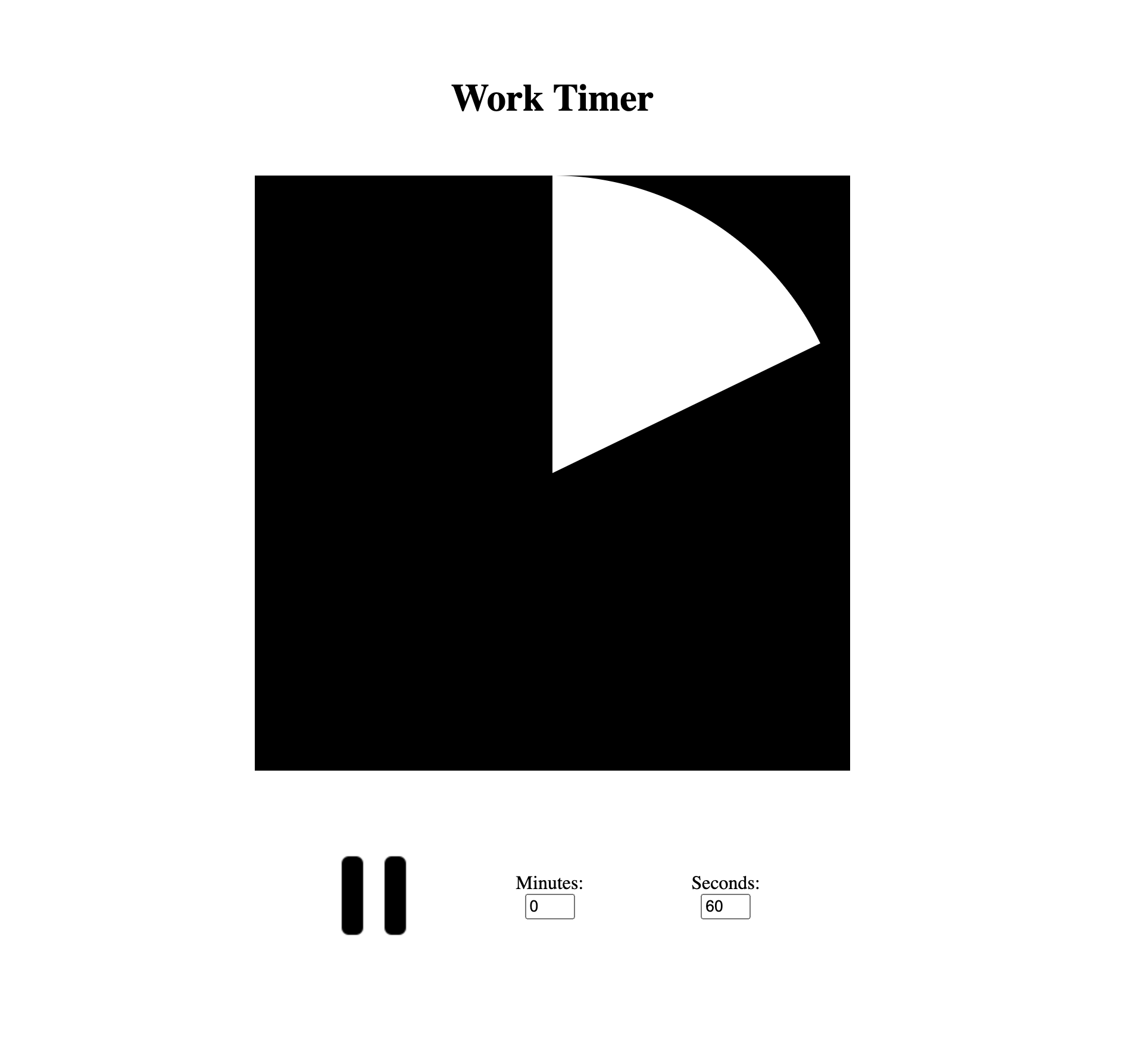 Work Focus Timer Preview